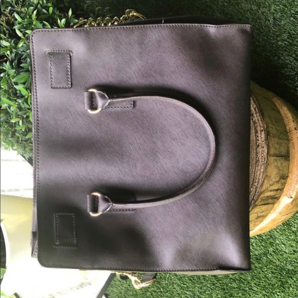 MK Hamilton Lrg Brown Saffiano Leather Satchel - Picture 4 of 4